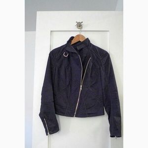 Black Moto Jacket w/ Zips A/X Armani Exchange